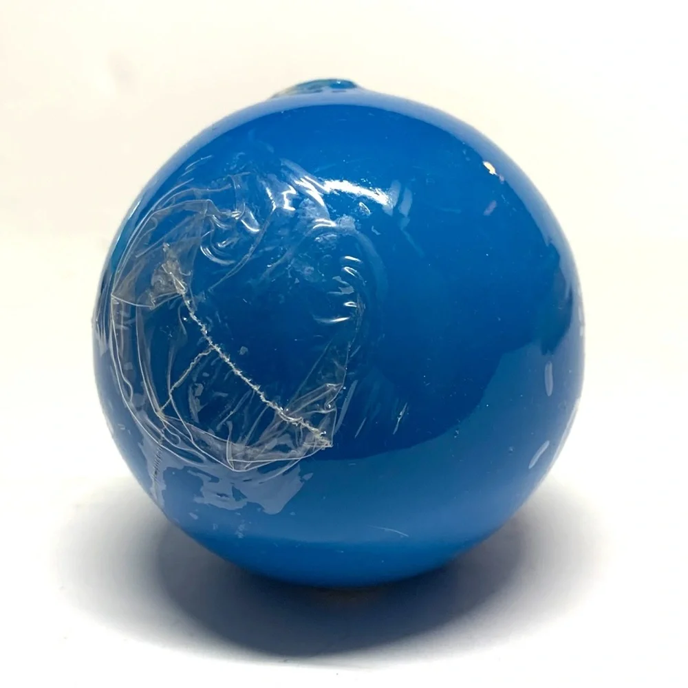 Avon Naturals Blueberry Ball Candle Blue Round Scented Candle NIB